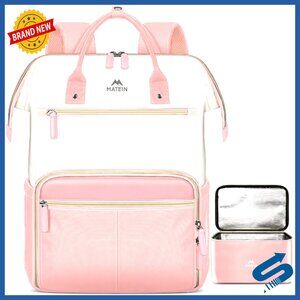 Lunch Backpack with Laptop Compartment Insulated Meal Prep Bag for Work Commute